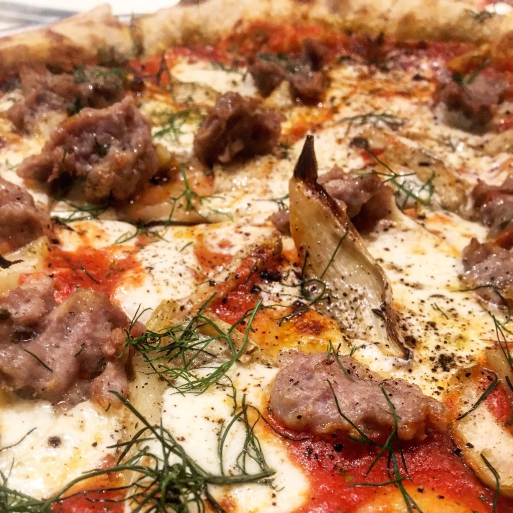 The fresh house made fennel sausage pie was our favorite. Great flavors! 