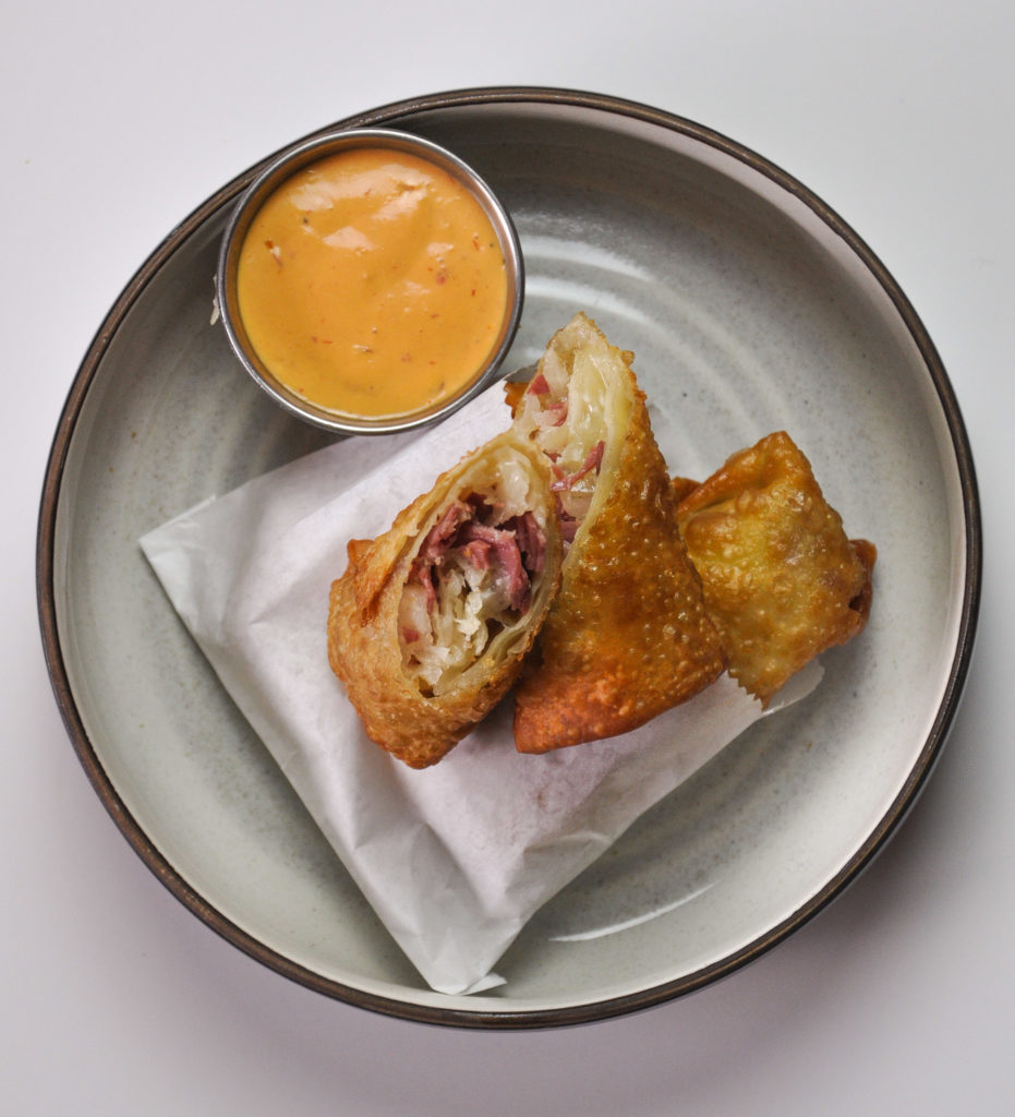 Recipe Reuben Egg Rolls