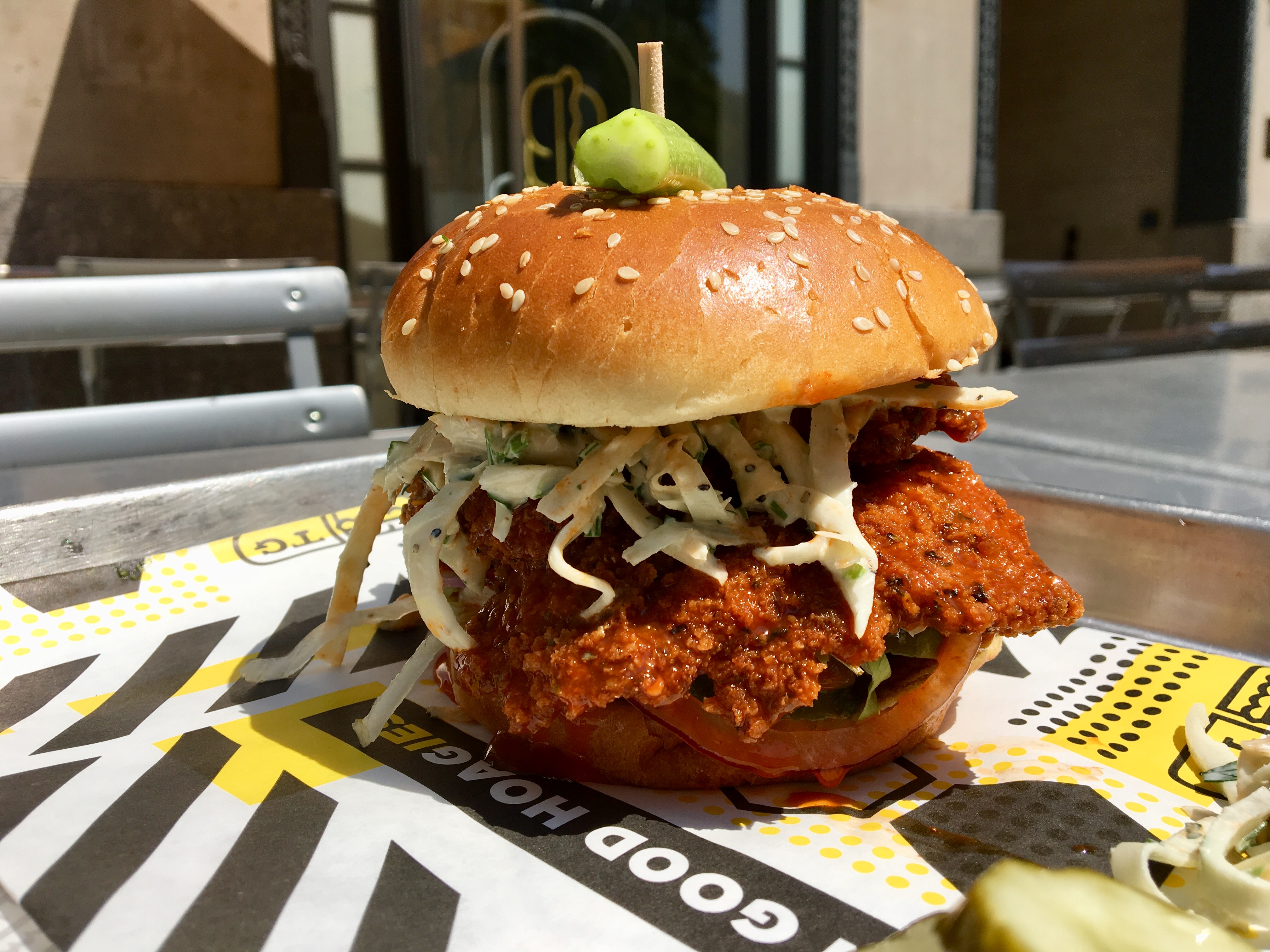 taylor gourmet hot chicken sandwich hungry lobbyist