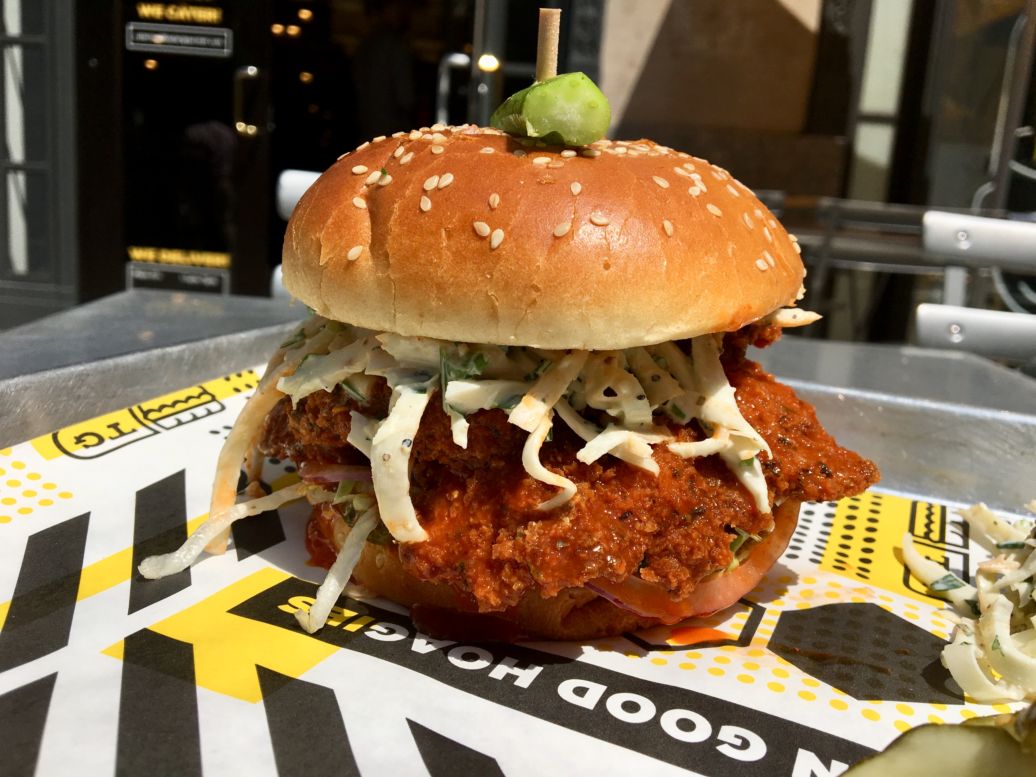 taylor gourmet hot chicken sandwich hungry lobbyist